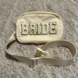 Cream Bride Belt Bag